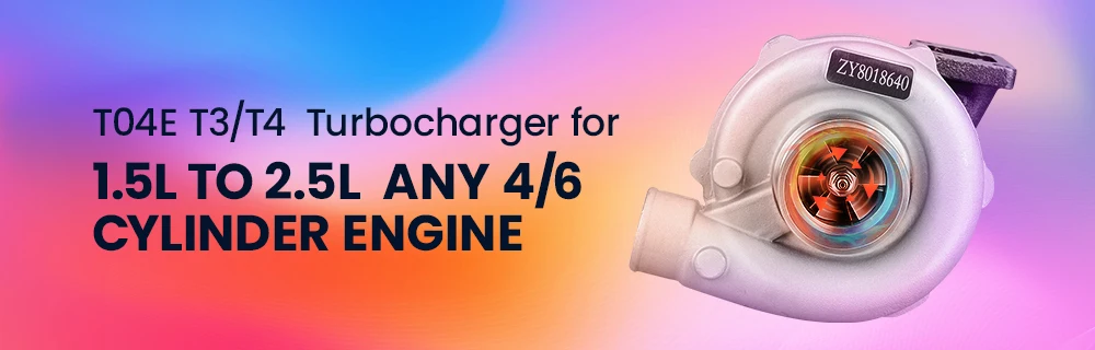 GT30 Turbo T3 T04E V-band Universal Turbo Turbocharger Upgrade Turbo.63 A/R for 1.5L-2.5L Engines