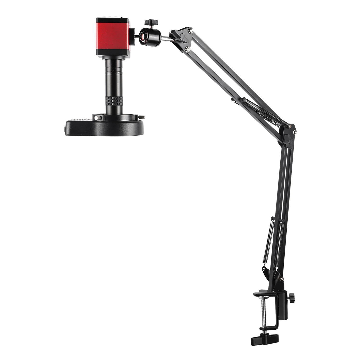 YIZHAN Digital Microscope 4K FULL HD HDMI VGA 1080P Industrial Camera C-Mount Via Type Measurement 150x Lens For Soldering Phone