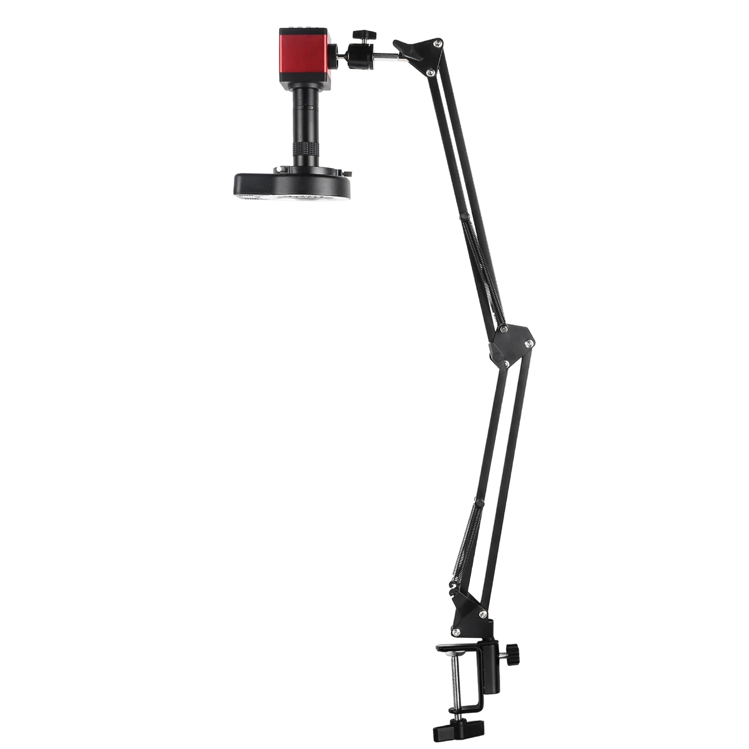 YIZHAN Digital Microscope 4K FULL HD HDMI VGA 1080P Industrial Camera C-Mount Via Type Measurement 150x Lens For Soldering Phone
