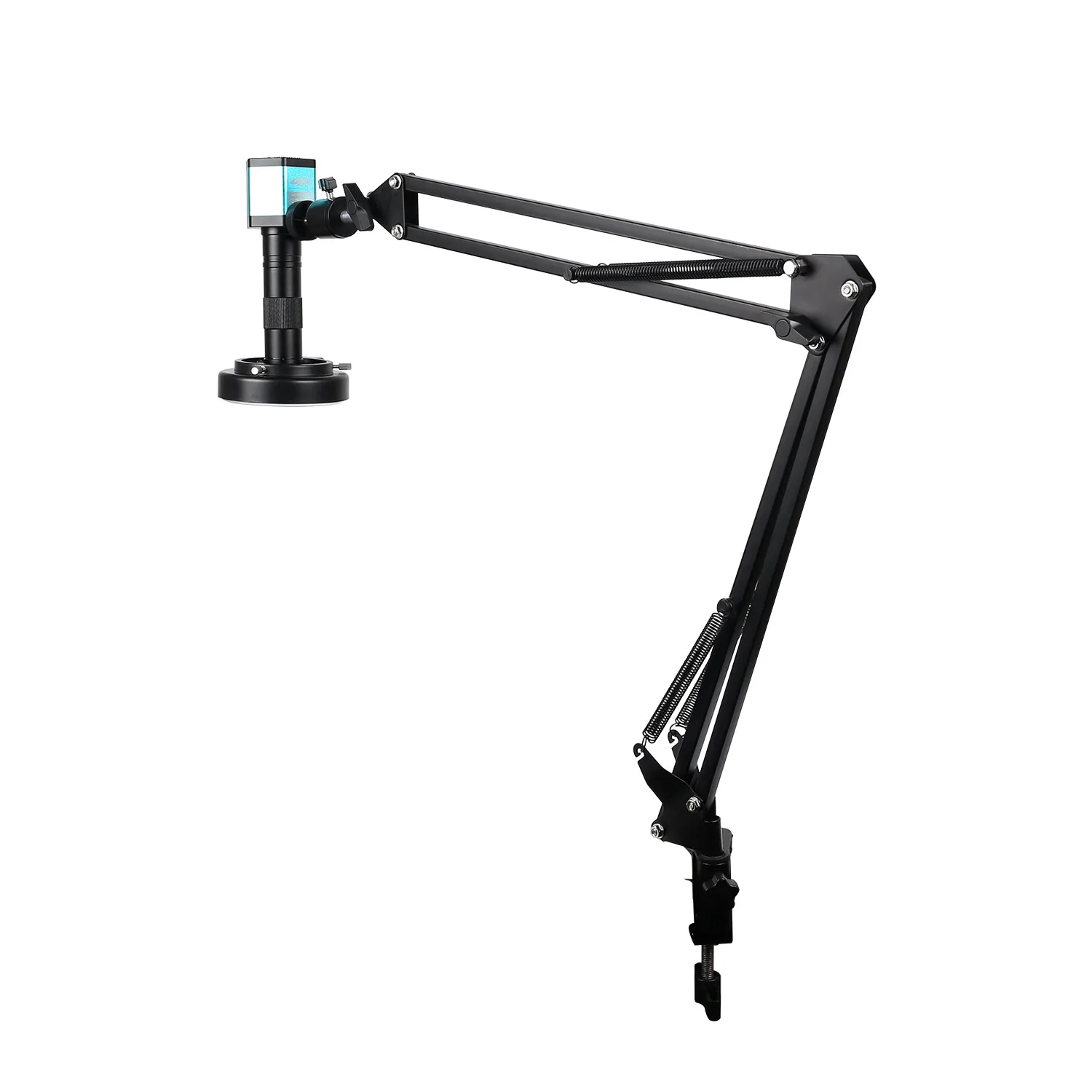 YIZHAN Digital Microscope 4K FULL HD HDMI VGA 1080P Industrial Camera C-Mount Via Type Measurement 150x Lens For Soldering Phone