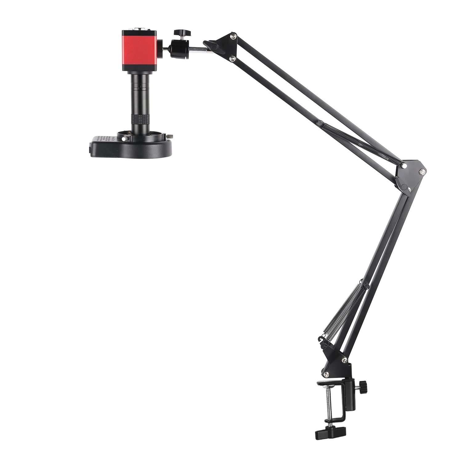 YIZHAN Digital Microscope 4K FULL HD HDMI VGA 1080P Industrial Camera C-Mount Via Type Measurement 150x Lens For Soldering Phone