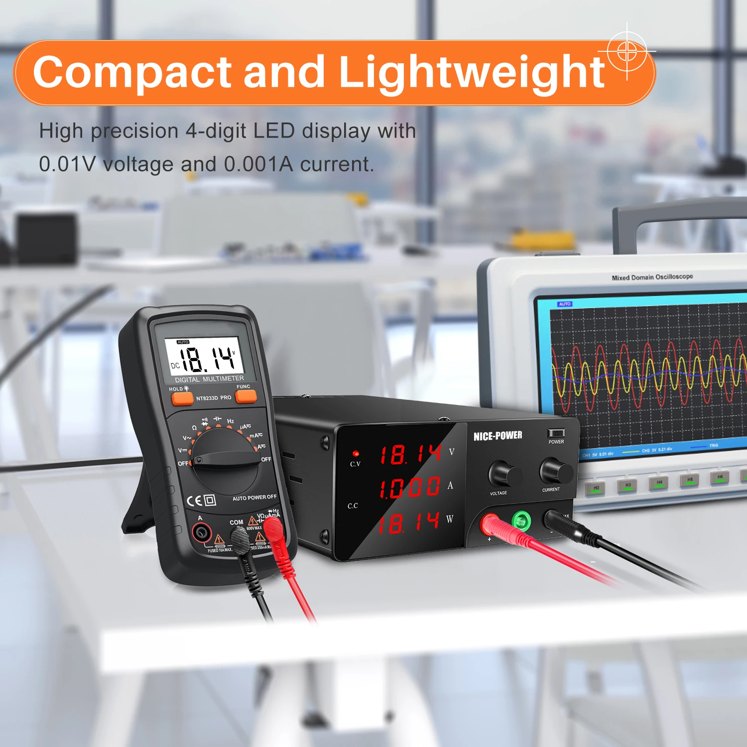 30V 30A 20A 60V 10A Lab Bench Power Supply 900W Digital Adjustable Regulated DC Power Supply Variable Voltage Shipping From USA