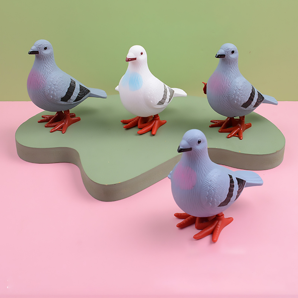 Baby Wind Up Toys Cute Jumping Pigeon Clockwork Toy Funny Simulation Animal Kids Educational Toys for Children Boys Girls Gift