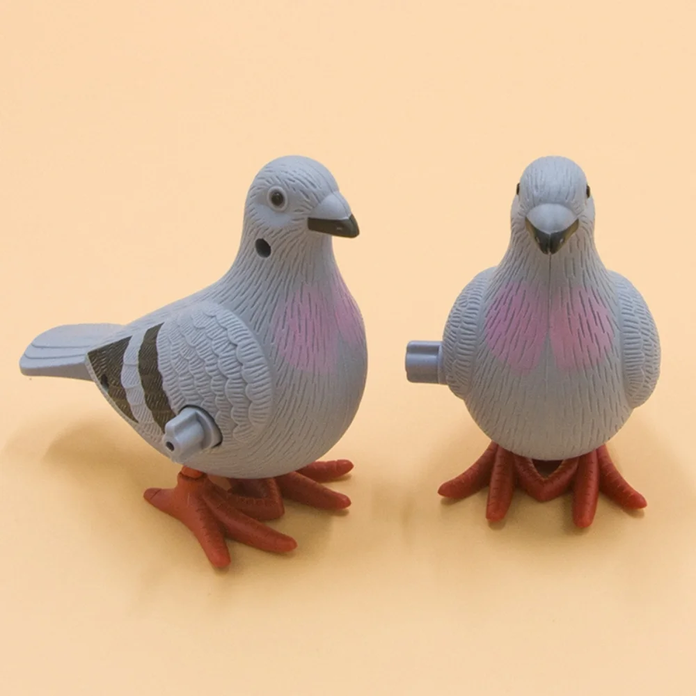 Baby Wind Up Toys Cute Jumping Pigeon Clockwork Toy Funny Simulation Animal Kids Educational Toys for Children Boys Girls Gift