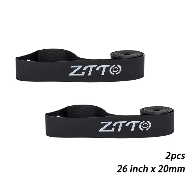 ZTTO 2Pcs MTB Road Bike Rim Tapes Premium PVC Rim Strips Wheel Tapes For 20 24 26 27.5 29 Inch 700c Rims Road Folding Bike Wheel