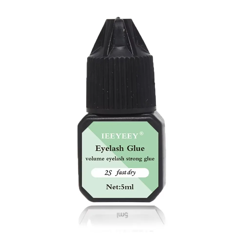 5ml No Irritation Eyelashes Extension Glue Quick Drying Long Lasting Waterproof Adhesive Black Eyelash Cluster Glue Makeup Tool