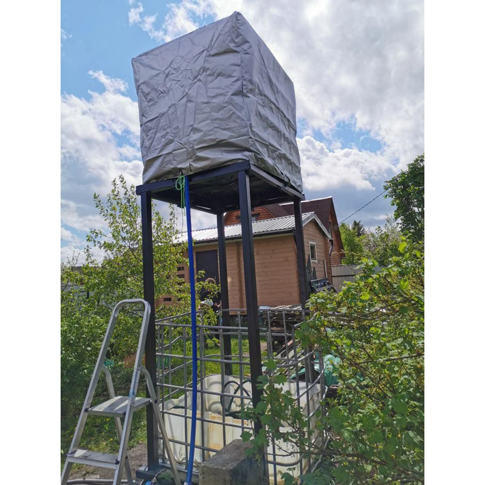 4 Colors IBC Outdoor Cover for Rain Water Tank 1000 Liters Container Foil Waterproof Anti-Dust Cover Sun Protection Oxford Cloth