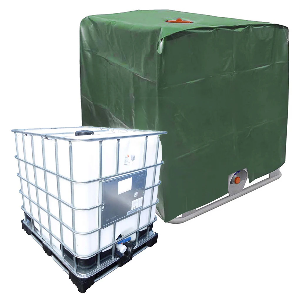 4 Colors IBC Outdoor Cover for Rain Water Tank 1000 Liters Container Foil Waterproof Anti-Dust Cover Sun Protection Oxford Cloth