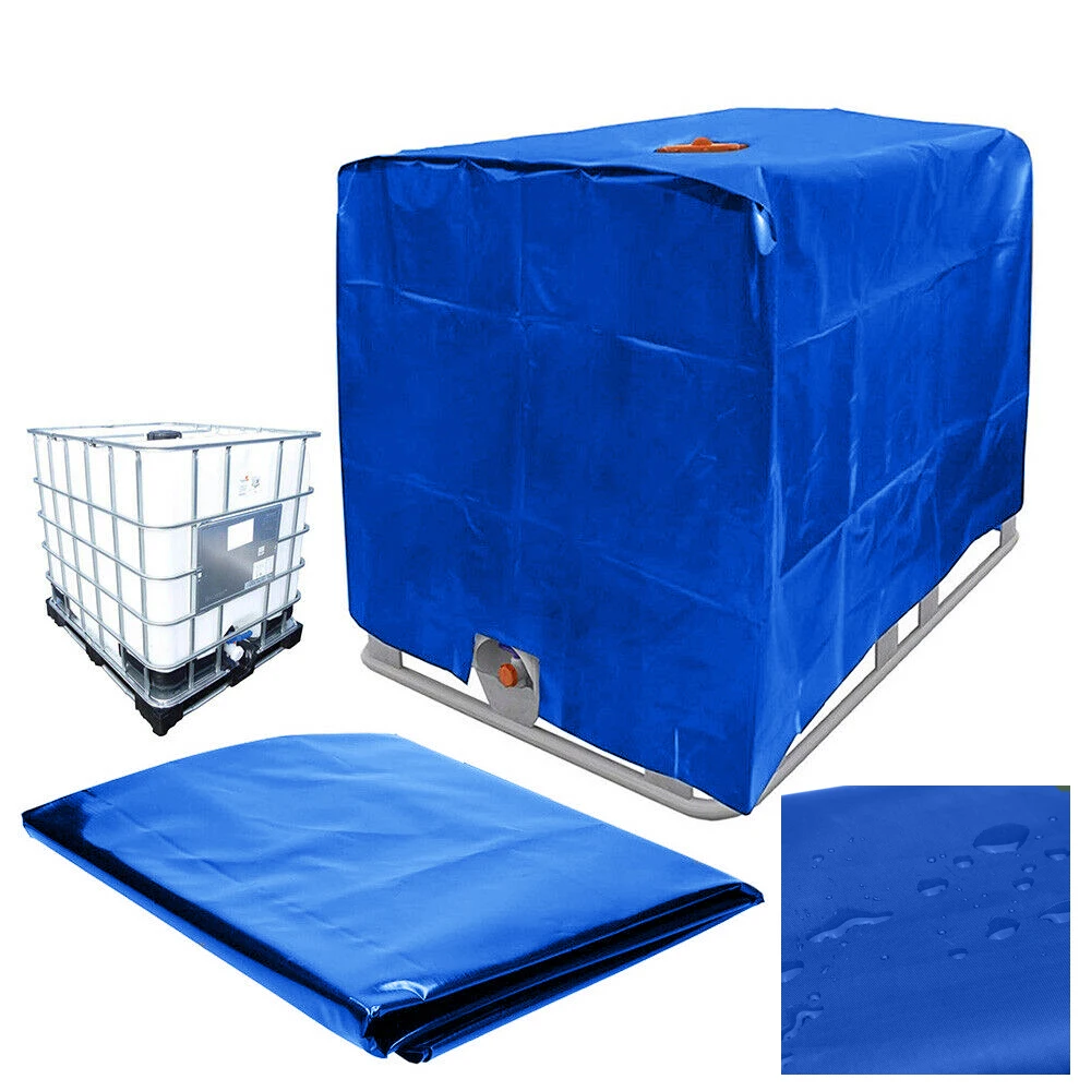 4 Colors IBC Outdoor Cover for Rain Water Tank 1000 Liters Container Foil Waterproof Anti-Dust Cover Sun Protection Oxford Cloth
