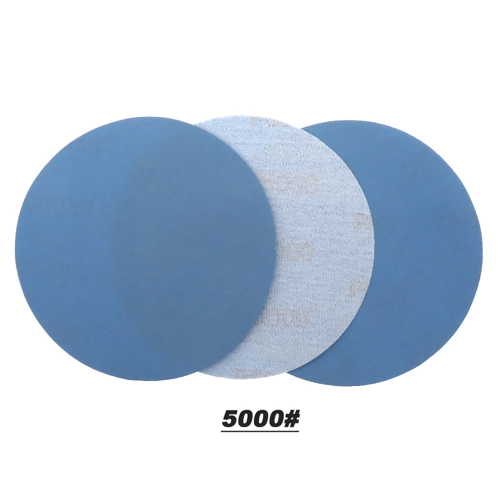 25 PCS 6 Inch Sandpaper Wet Dry Sanding Disc 150mm Hook and Loop 1000 /2000 /3000/4000 5000 Grits for Grinder Sanding Polishing