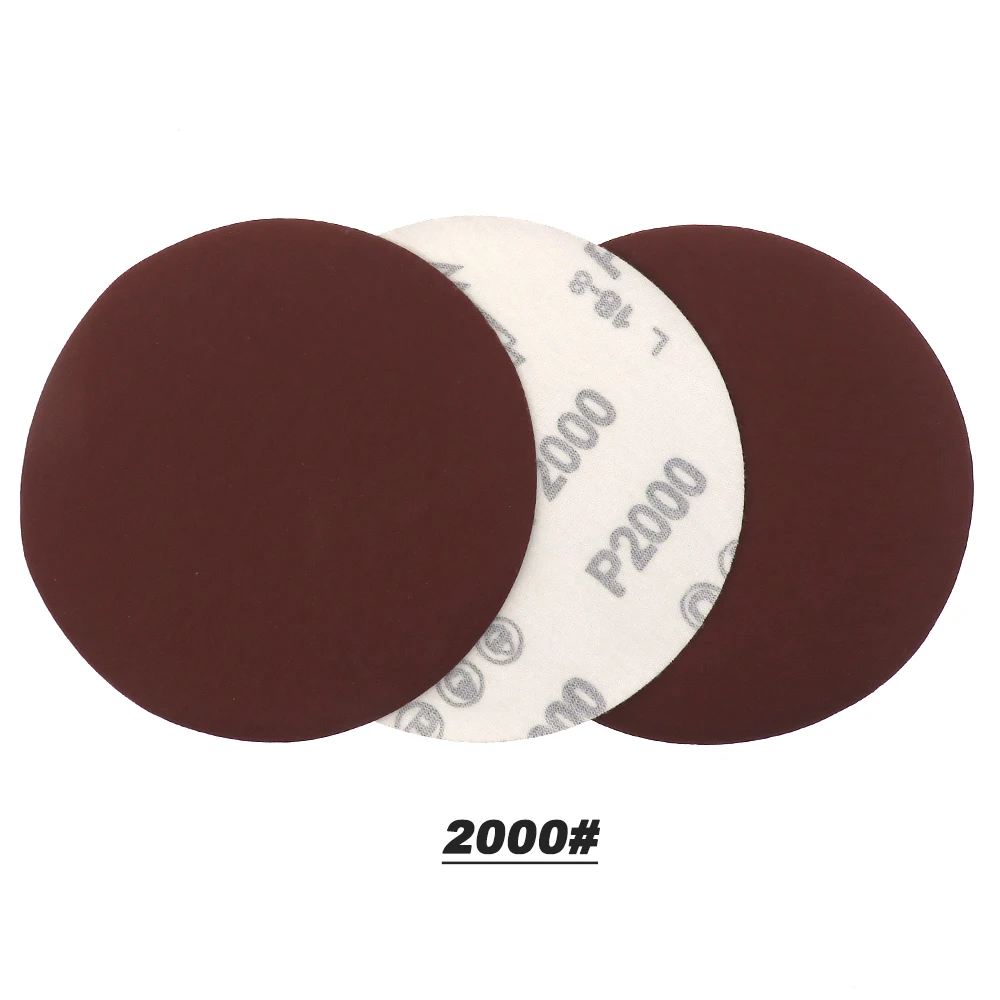 25 PCS 6 Inch Sandpaper Wet Dry Sanding Disc 150mm Hook and Loop 1000 /2000 /3000/4000 5000 Grits for Grinder Sanding Polishing