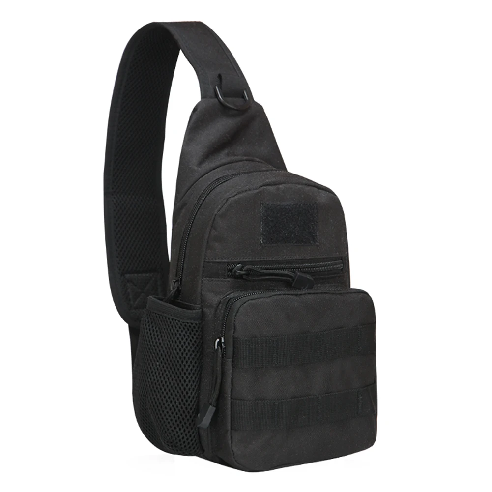 Outdoor Tactical Camouflage Kettle Chest Pack Bags Men Hiking Backpack Nylon Hunting Fishing Molle Army Trekking Shoulder Bag