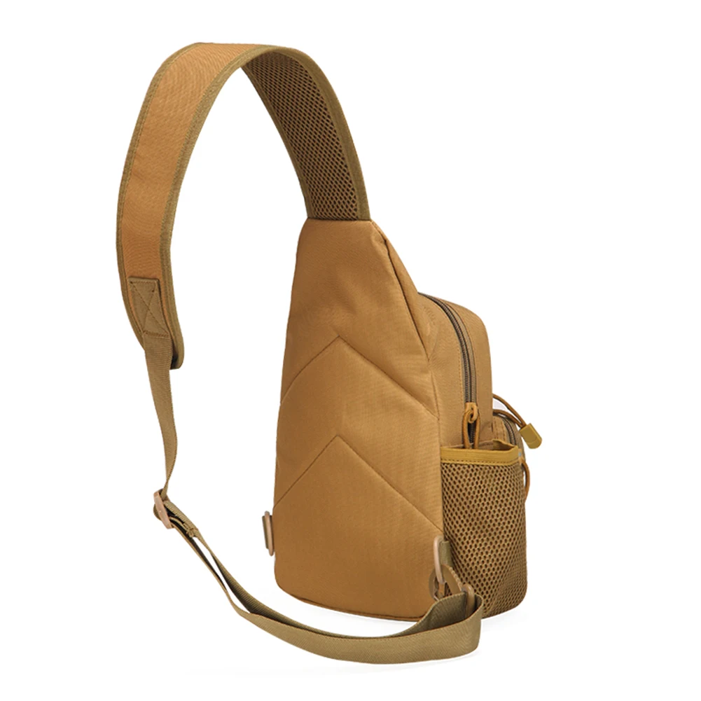 Outdoor Tactical Camouflage Kettle Chest Pack Bags Men Hiking Backpack Nylon Hunting Fishing Molle Army Trekking Shoulder Bag