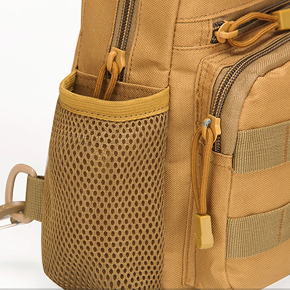 Outdoor Tactical Camouflage Kettle Chest Pack Bags Men Hiking Backpack Nylon Hunting Fishing Molle Army Trekking Shoulder Bag