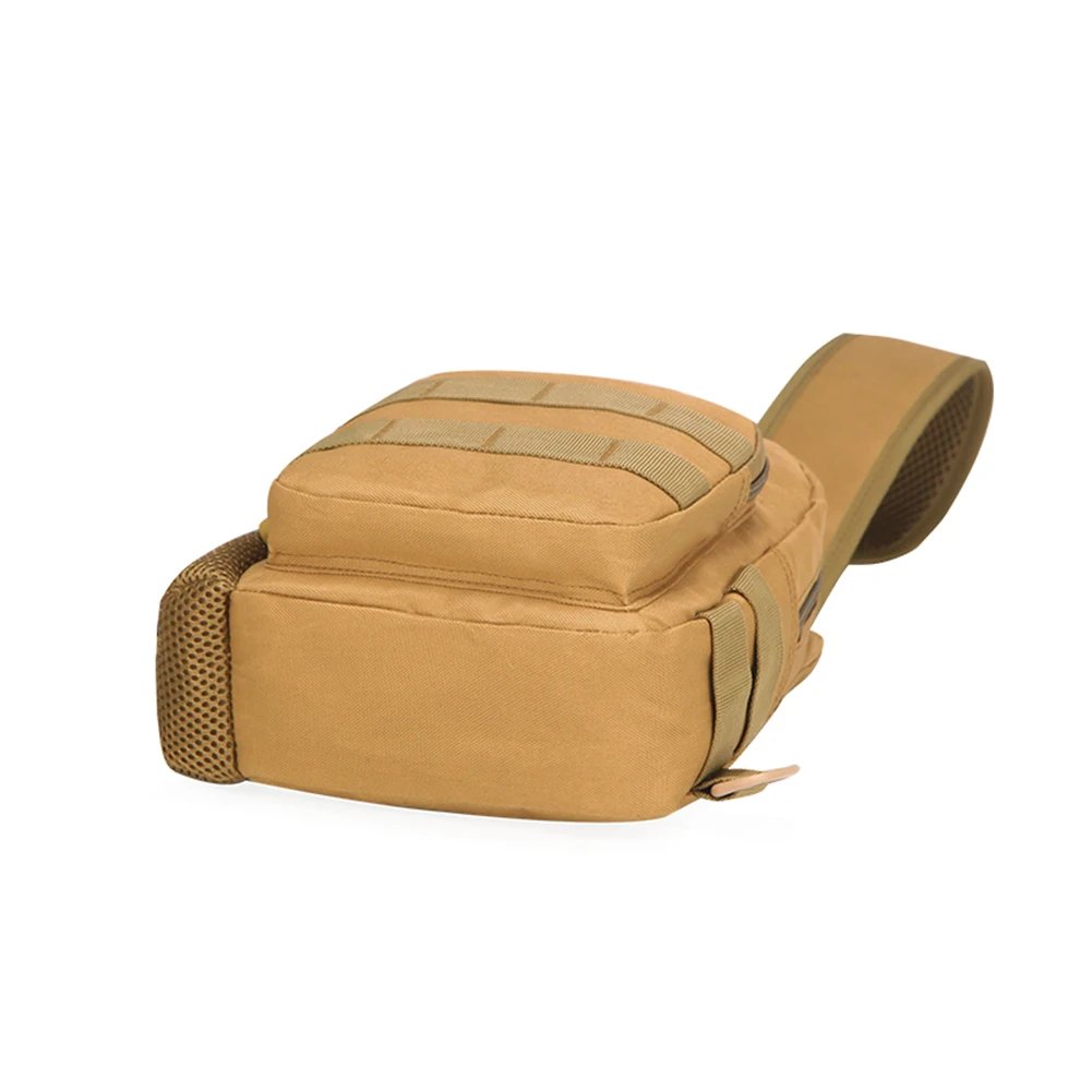 Outdoor Tactical Camouflage Kettle Chest Pack Bags Men Hiking Backpack Nylon Hunting Fishing Molle Army Trekking Shoulder Bag