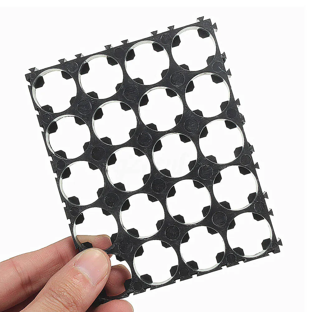 10PCS 4x5 Cell Holder 18650 Lithium Battery Case Holder Batteries Pack Plastic Holder Bracket for 18650 Battery Pack Storage