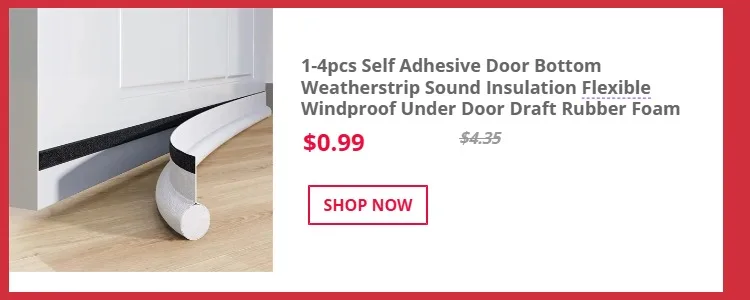 5M/10M Door Window Seal Strip DIEP Self-adhesive Acoustic Foam Sealing Strip Tape Insulation Windproof Rubber Weatherstrip