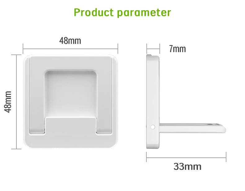 MIRTHBABY Baby Safety Window Slide Locks For Kids Child Proof Patio Sliding Glass Door Lock White
