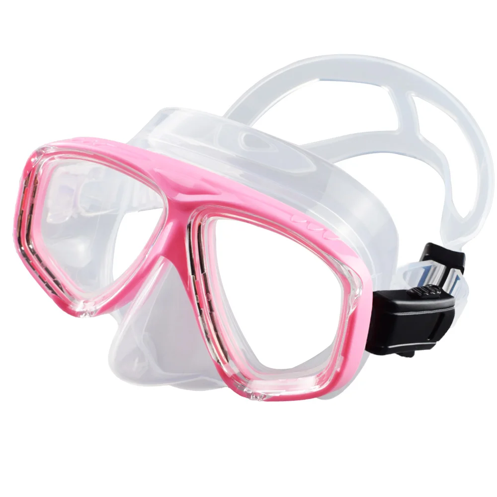 Scuba Optical Tempered Glasses Diving Mask Adults Myopia Swimming Googles Nearsighted Lenses Short-Sighted Silicone Skirt