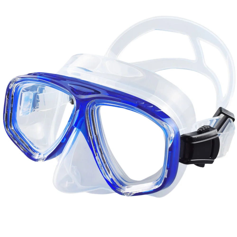 Scuba Optical Tempered Glasses Diving Mask Adults Myopia Swimming Googles Nearsighted Lenses Short-Sighted Silicone Skirt