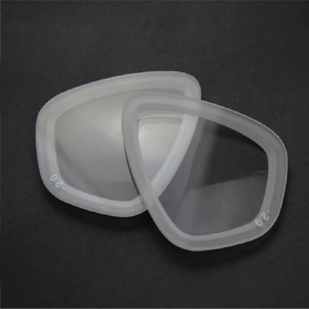 Scuba Optical Tempered Glasses Diving Mask Adults Myopia Swimming Googles Nearsighted Lenses Short-Sighted Silicone Skirt