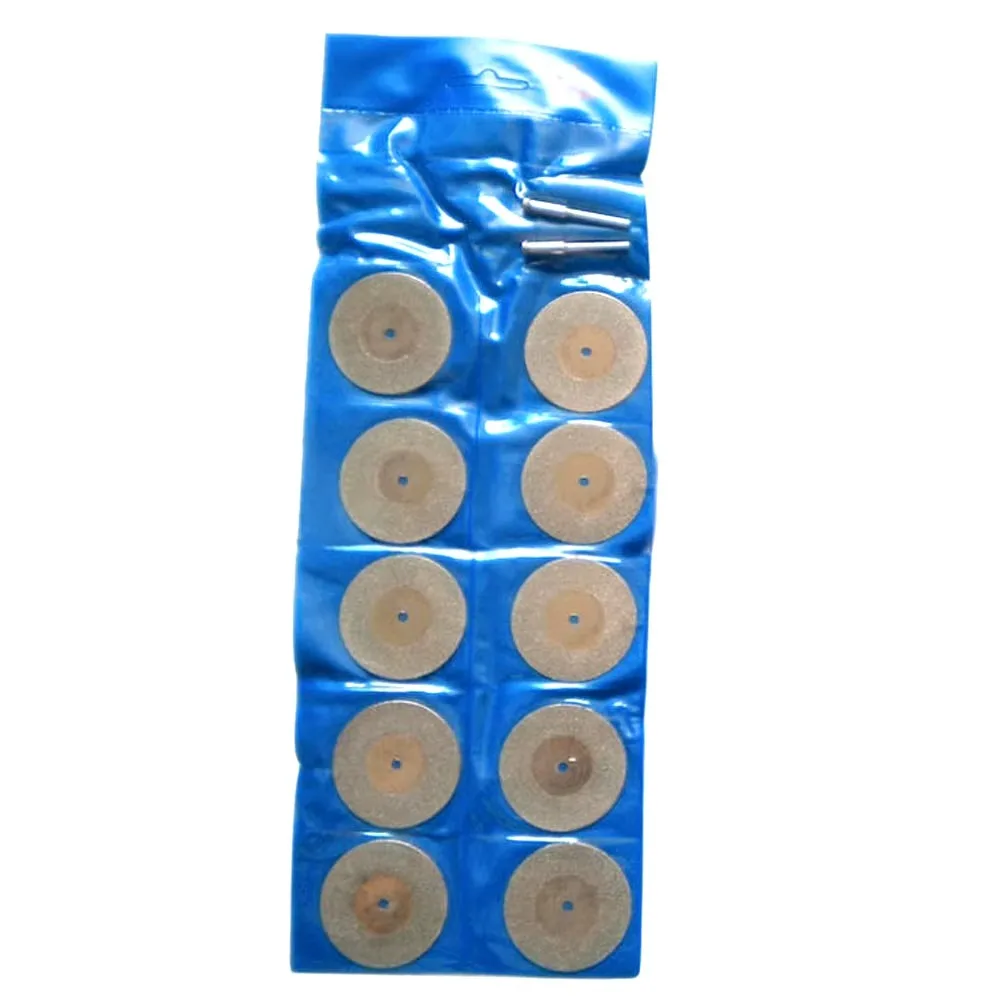10PCS 50mm mini cutting disc Diamond Coated Grinding Polishing Rotary Grind Disc saw Blade Cutting Cut Off Wheels Disc Tools