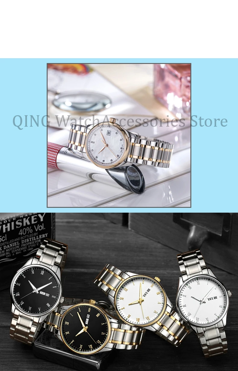 Arc Flat End Solid Stainless Steel Watchband for Tissot Butterfly Clasp Strap 12 13 14 15 16 17 18 19 20 21 22 23 24mm Universal