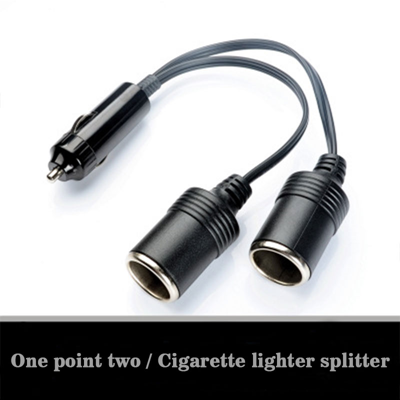 Universal Dual Port Car Cigarette Lighter Splitter Female Socket Plug Power Adapter for Electronics Automobiles Accessories
