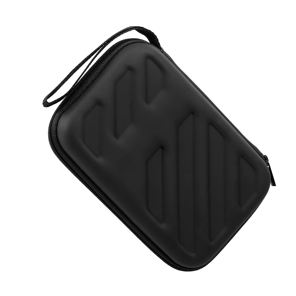 External Hard Drive Disk Case Shockproof EVA Case 2.5in HDD with Mesh Pocket and Soft Inner Fabric Carrying Case for Office Use