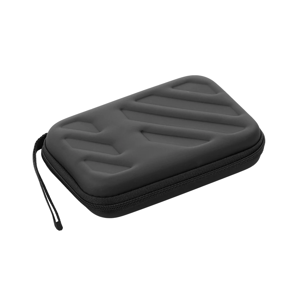 External Hard Drive Disk Case Shockproof EVA Case 2.5in HDD with Mesh Pocket and Soft Inner Fabric Carrying Case for Office Use