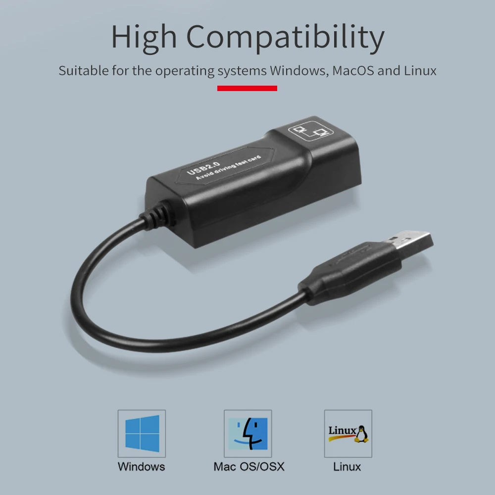 10/100/1000Mbps USB 3.0 Wired USB TypeC To Rj45 Lan Ethernet Adapter Network Card for PC Macbook Windows Laptop