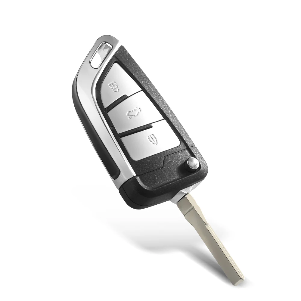 KEYYOU 1PCS Modified Version For Volkswagen VW Golf 4 5 6 7 Jetta Passat CC Tiguan Polo Beetle Skoda Flip Remote Car Key Shell