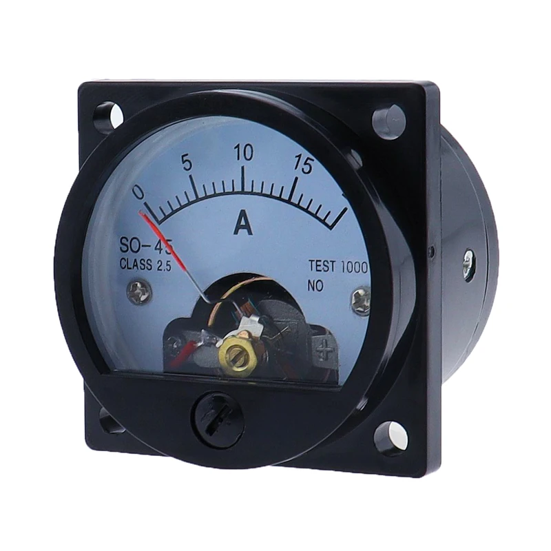 SO-45 AC Analog Ammeter 1A 2A 3A 5A 10A 15A 20A 30A 50A etc, Pointer meter/Current Meter/Panel Meter