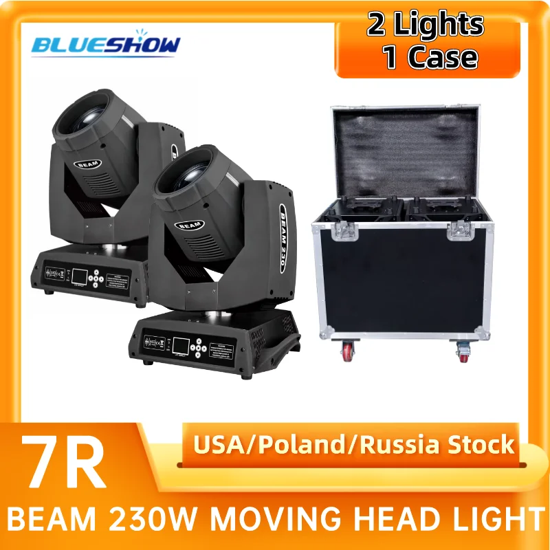 Lyre Beam 230W 7R Moving Head Light or Only Flightcase for Beam 7r Sharpy Beam 230 Stage Disco Light 230W 7R Beam Wash