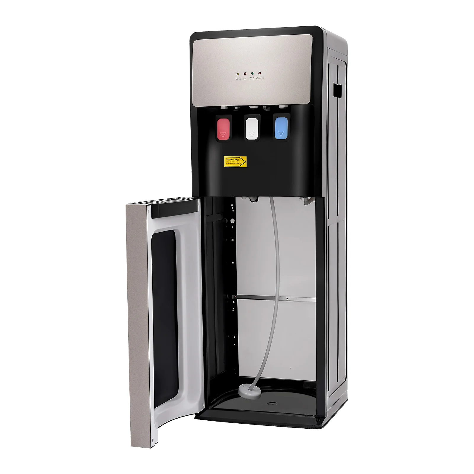 Electric Hot and Cold Water Cooler Dispenser, Versatile Standing Bottom Loading Water Dispenser for Home Office, 110V US/220V EU
