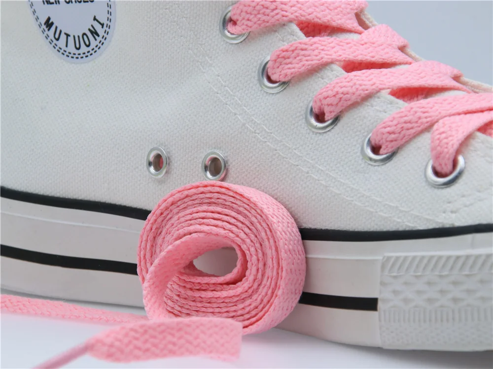 Coolstring Travis X Pink Series Shoelaces Basketball Shoestring Flat Type Laces for Kid Adult Unisex Boots Bootlaces Lacet