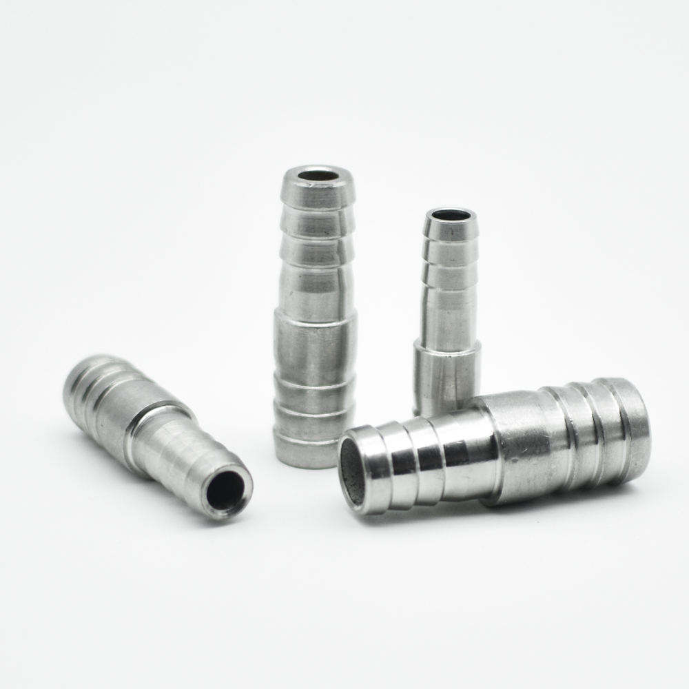 6 8 10 12 13 14 15 16 18 19 20-60 mm Hose Barbed Reducing Straight Connector Pipe Fitting 304 Stainless Steel Water Air Fuel Oil