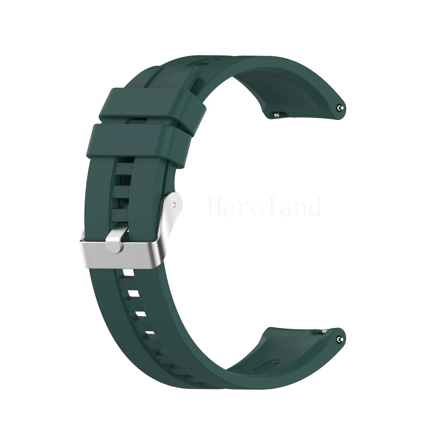 22MM Silicone WatchBand Strap For Huawei Watch GT 1 GT 2 46mm Smart Wristband For Polar Grit X / Vantage M Bracelet WirstStrap