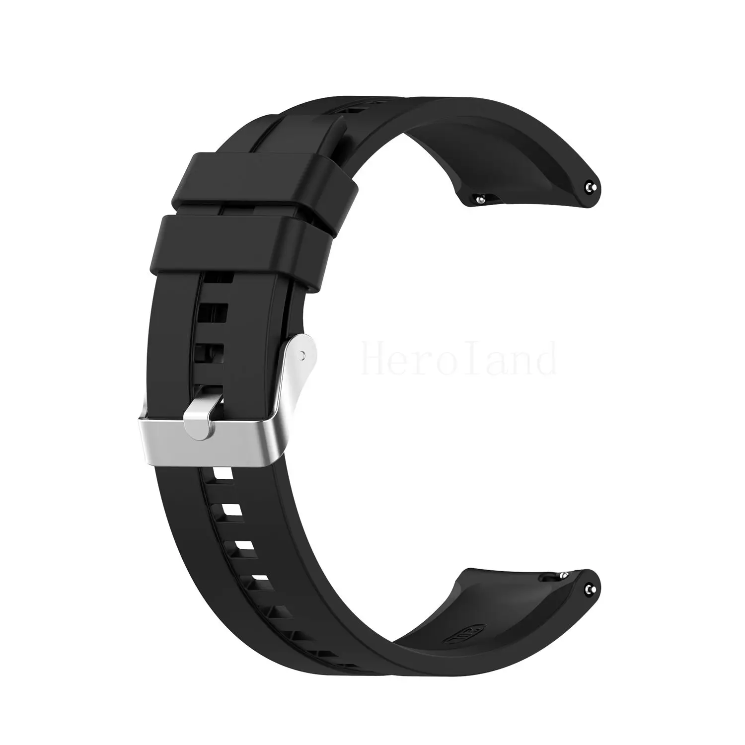 22MM Silicone WatchBand Strap For Huawei Watch GT 1 GT 2 46mm Smart Wristband For Polar Grit X / Vantage M Bracelet WirstStrap