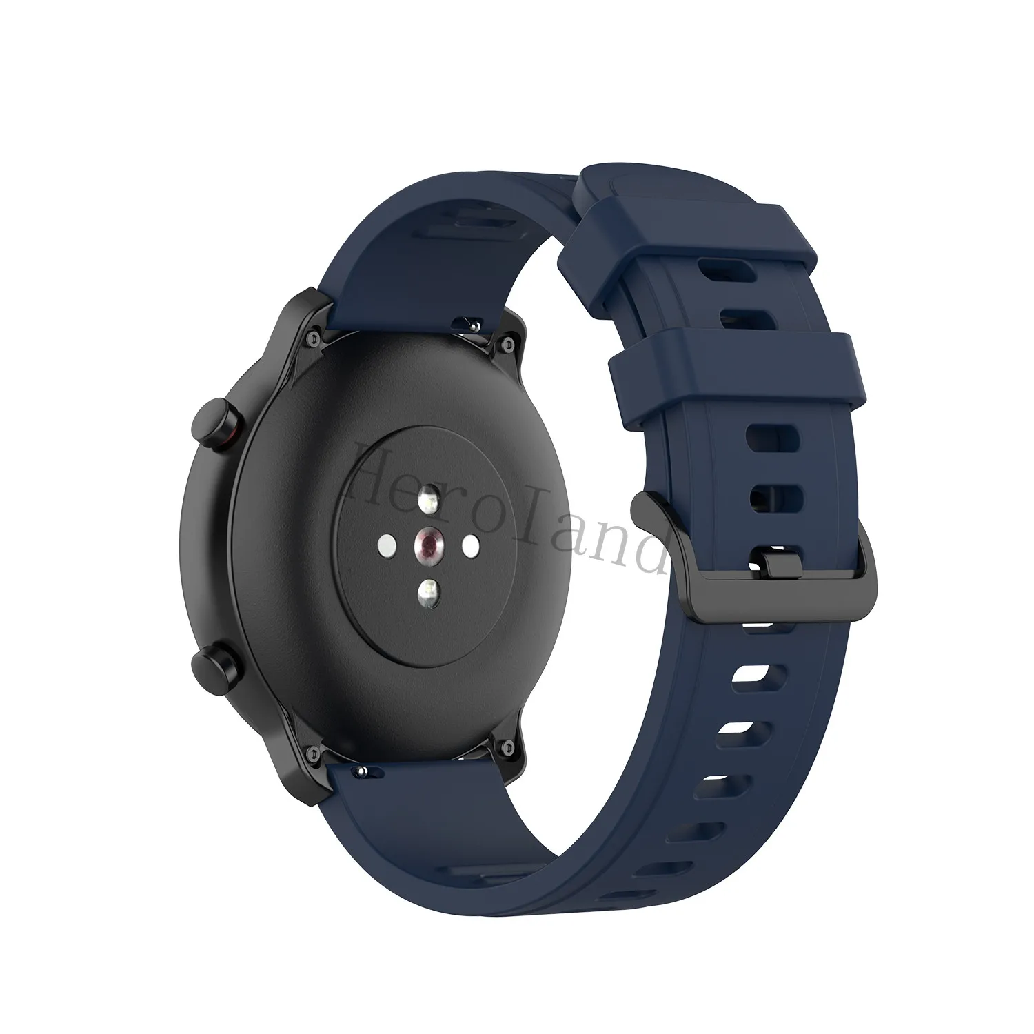 22MM Silicone WatchBand Strap For Huawei Watch GT 1 GT 2 46mm Smart Wristband For Polar Grit X / Vantage M Bracelet WirstStrap