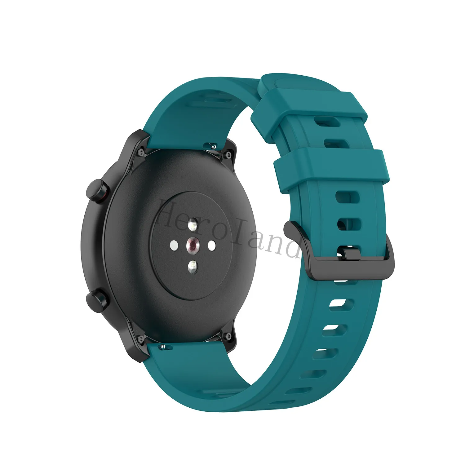 22MM Silicone WatchBand Strap For Huawei Watch GT 1 GT 2 46mm Smart Wristband For Polar Grit X / Vantage M Bracelet WirstStrap