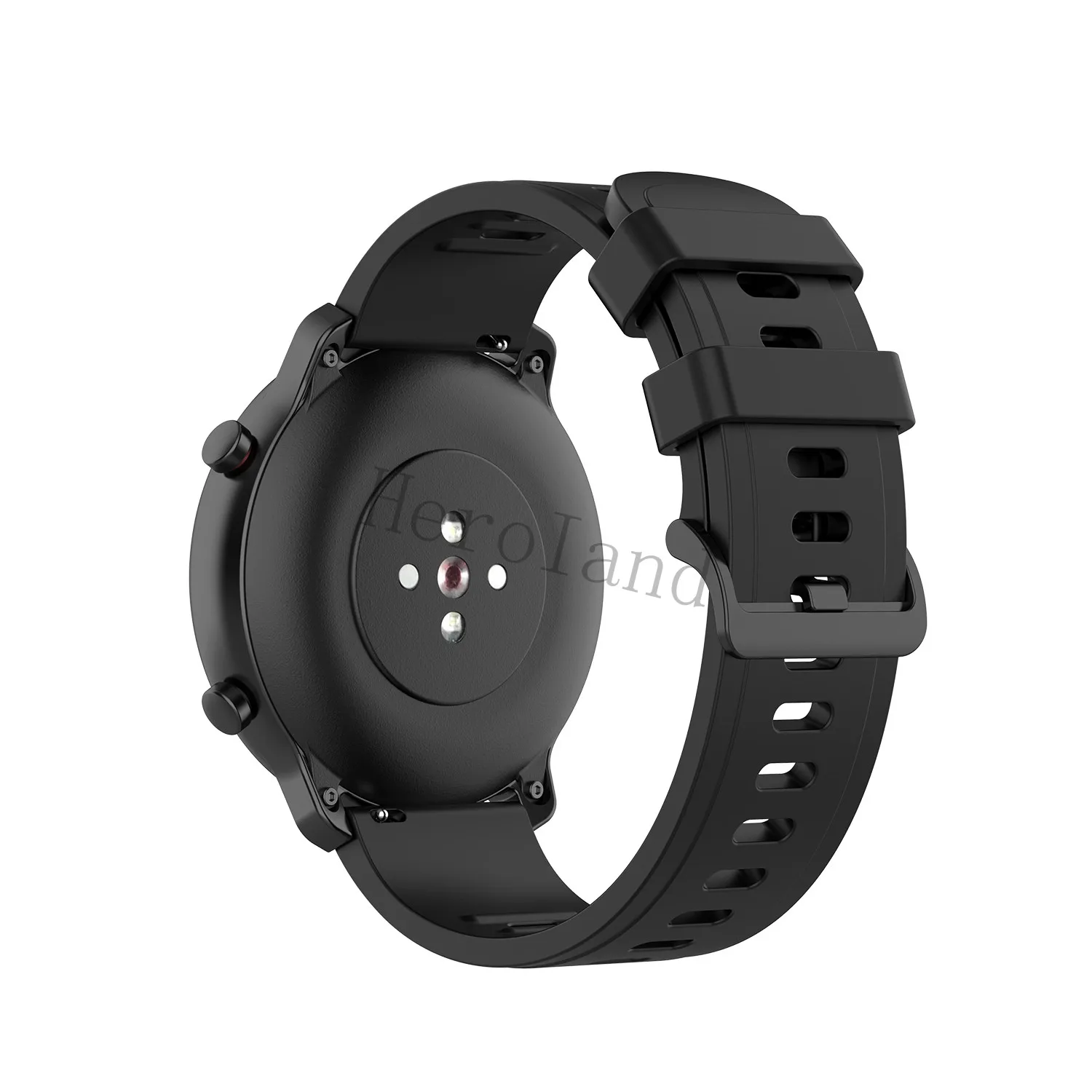 22MM Silicone WatchBand Strap For Huawei Watch GT 1 GT 2 46mm Smart Wristband For Polar Grit X / Vantage M Bracelet WirstStrap