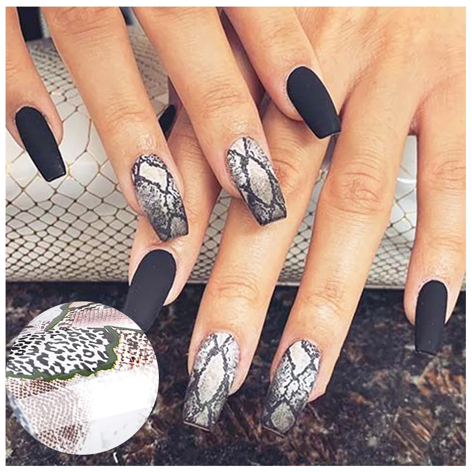 20 Rolls Halloween Nail Foils Gradient Transfer Paper Christmas Nail Art Stickers Stripe Floral Manicure Decals Nails Decoration