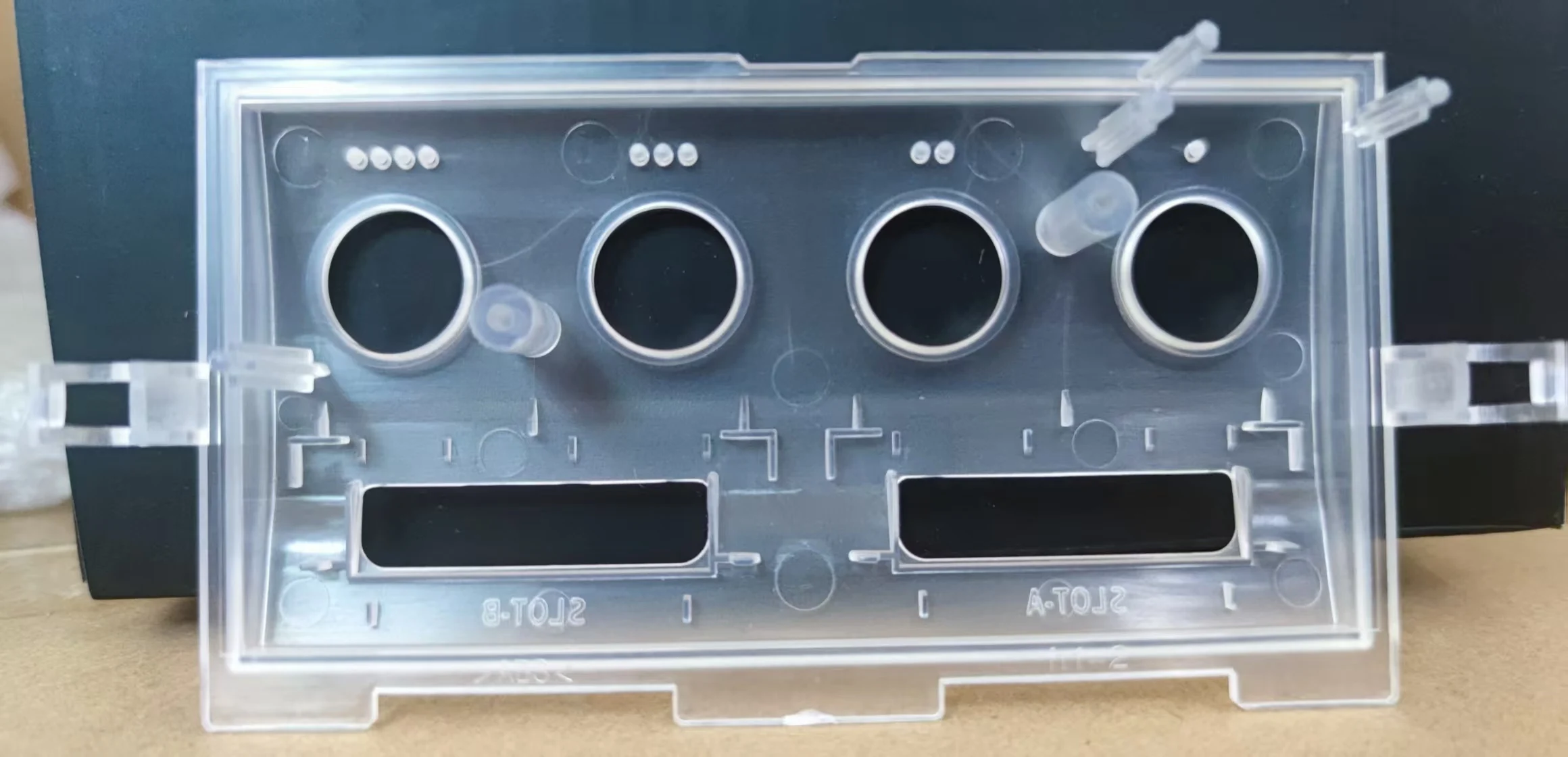 Bitfunx Gamecube NGC Replacement Shell Transparent Case for Gamecube NGC GC Game Console
