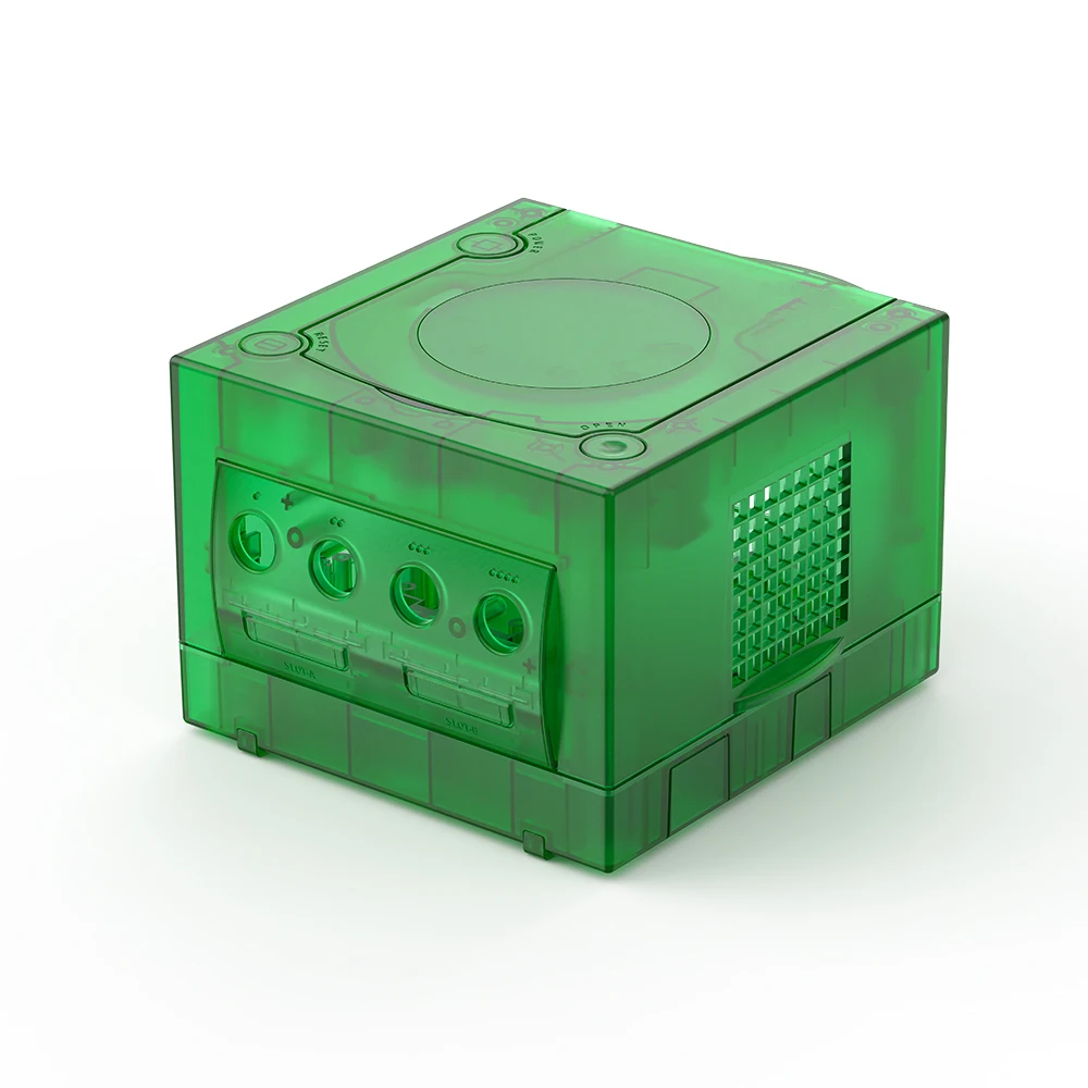 Bitfunx Gamecube NGC Replacement Shell Transparent Case for Gamecube NGC GC Game Console