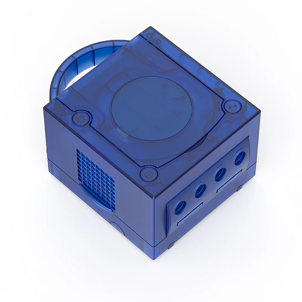 Bitfunx Gamecube NGC Replacement Shell Transparent Case for Gamecube NGC GC Game Console