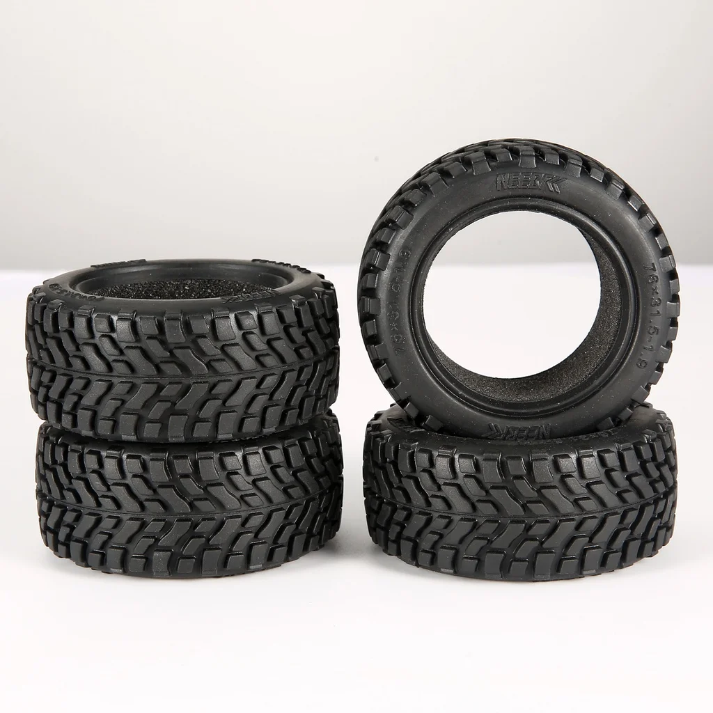 1.9 inch 75mm Off Road Buggy Tires Wheel 12mm Hex Hubs Rubber for 1/14 1/16 1/10 RC Car Wltoys 144001 Scx10 Traxxas Trx-4 Tamiya