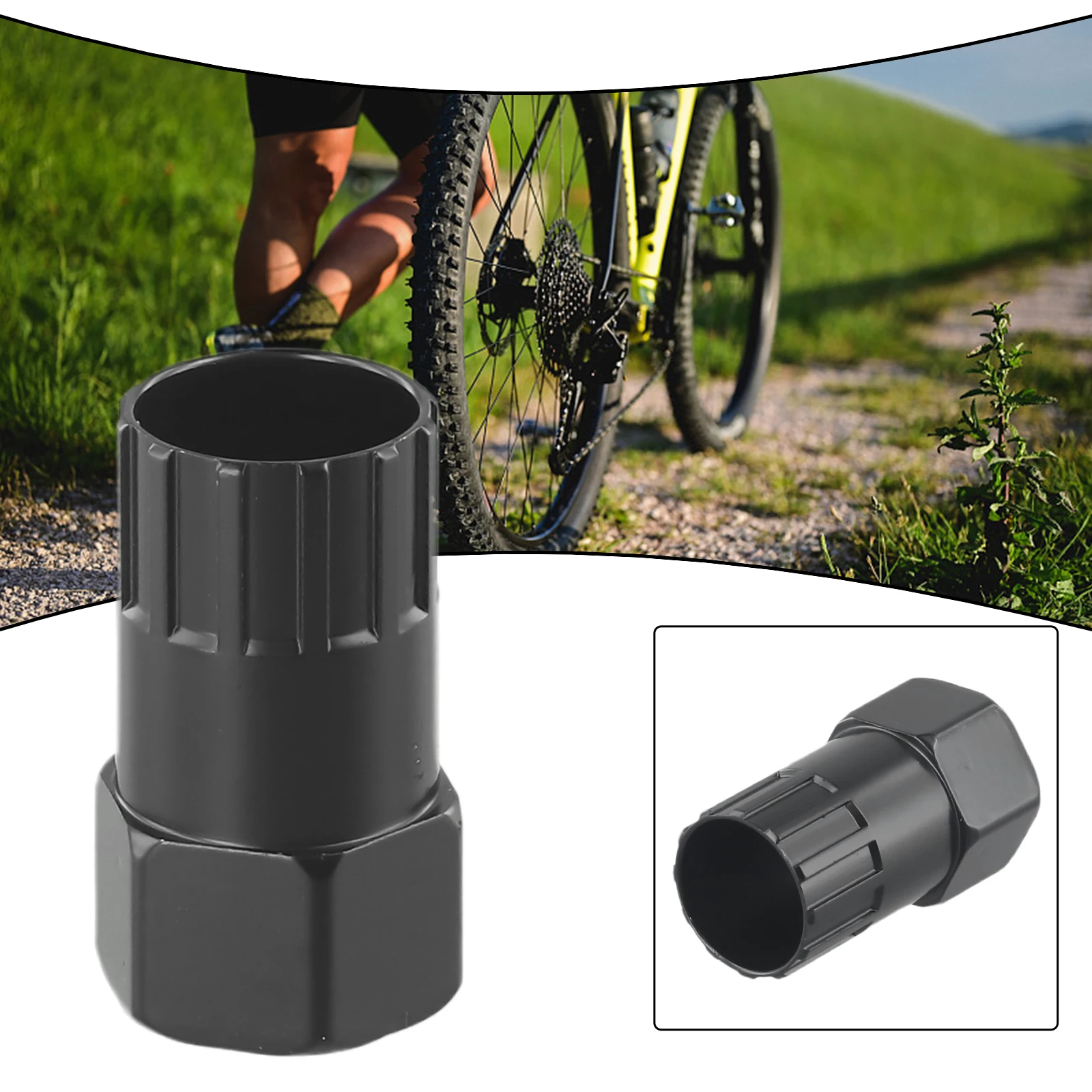 Bicycle Cassette Flywheel Lockring Removal Repair Tool Black Flywheel Locking Remover Tool Bicycle Accessories