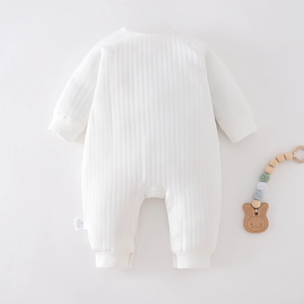 Somenie Boys Girls Bodysuit Newborn Winter Onesie Clothes Cotton Toddler Home Wear  0-6M Thickened Spring and Autumn Clothing
