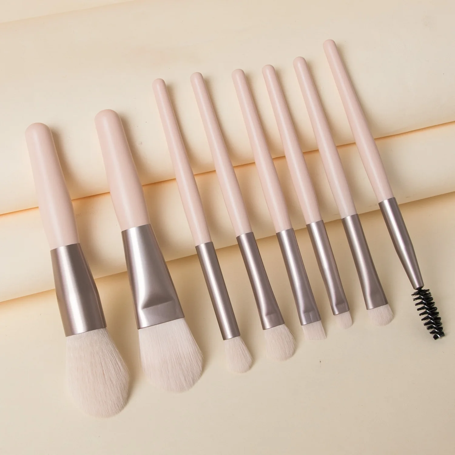 8PCS Macaron Makeup Brushes Set Eye Shadow Foundation Women Cosmetic Brush DIY Blush Powder Blending Beauty Soft Make Up Tools